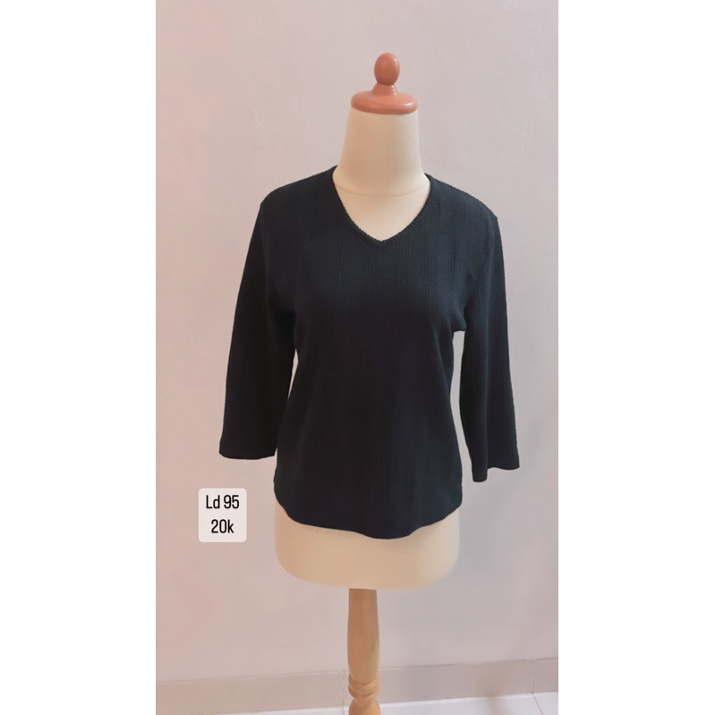 baju wanita / hitam /atasan