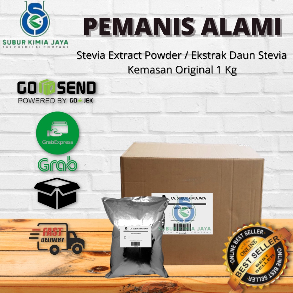 

NEC844 MEGA SALE Stevia Extract Powder Pemanis Alami 1 Kg