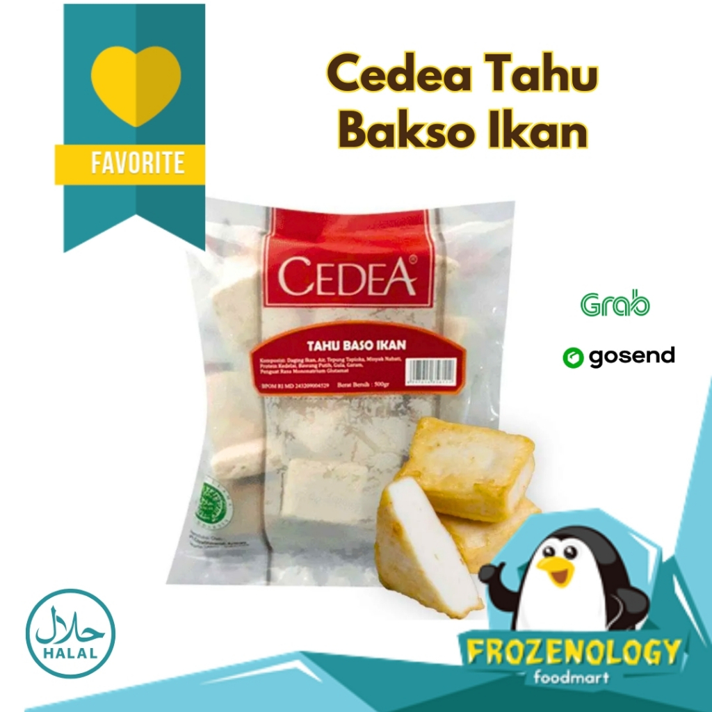 

CEDEA Tahu Baso Ikan 500gr | Bakso Ikan Bentuk Tahu Frozen Food