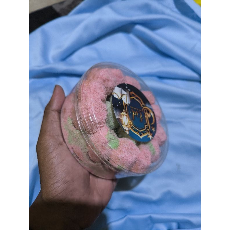

kue putri salju rainbow