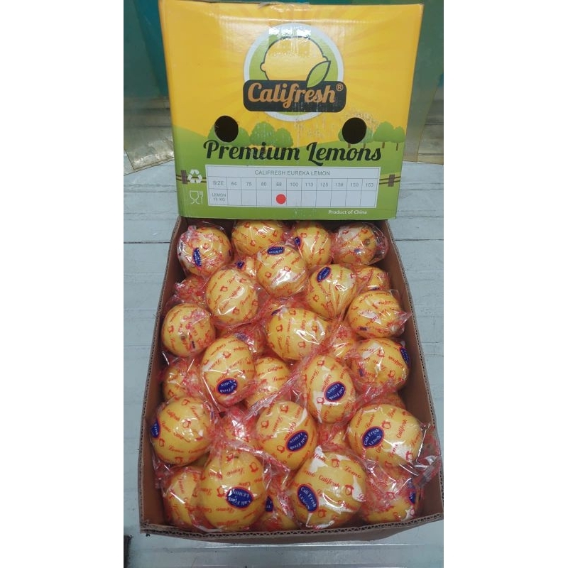 

Buah Lemon China Califresh 14 Kg / Box