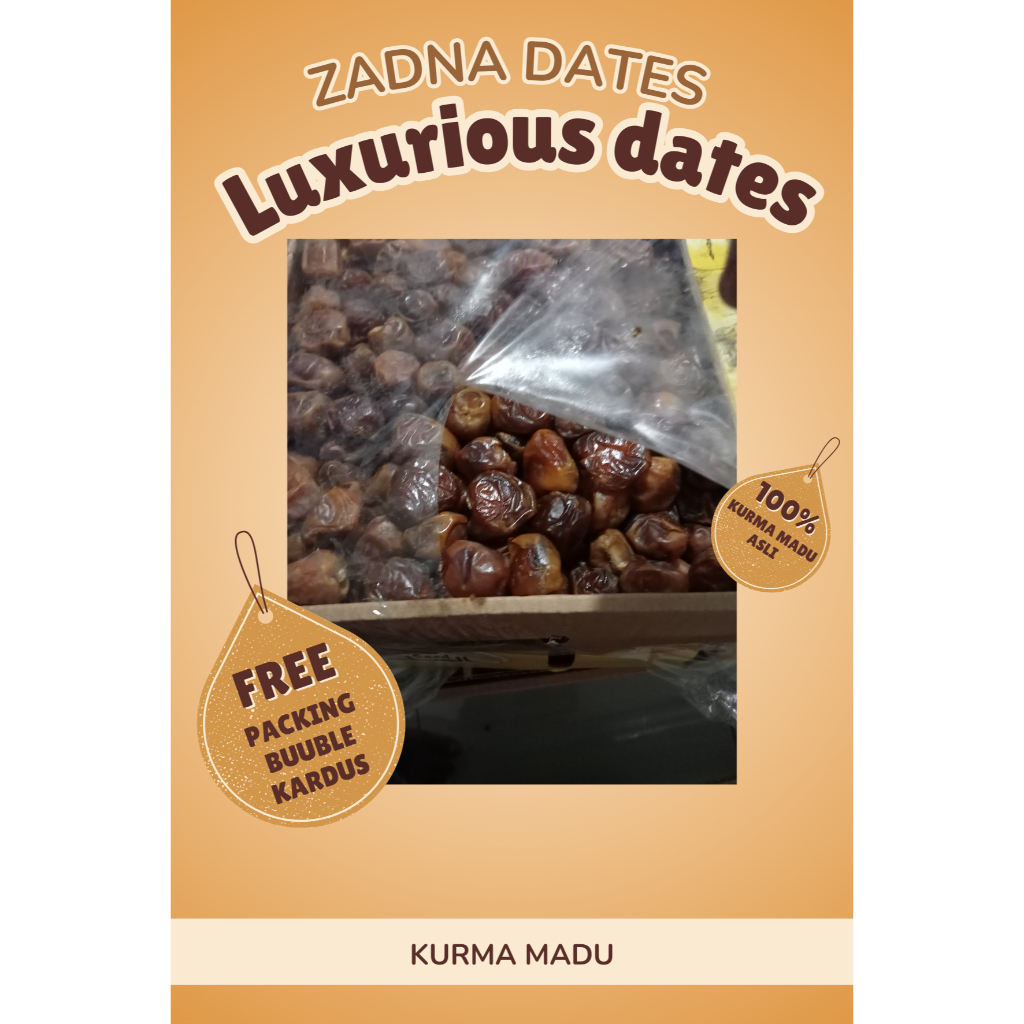 

KURMA ZADNA KURMA SUKARI MADU MANIS / LUXURIOUS DATES 500GRAM