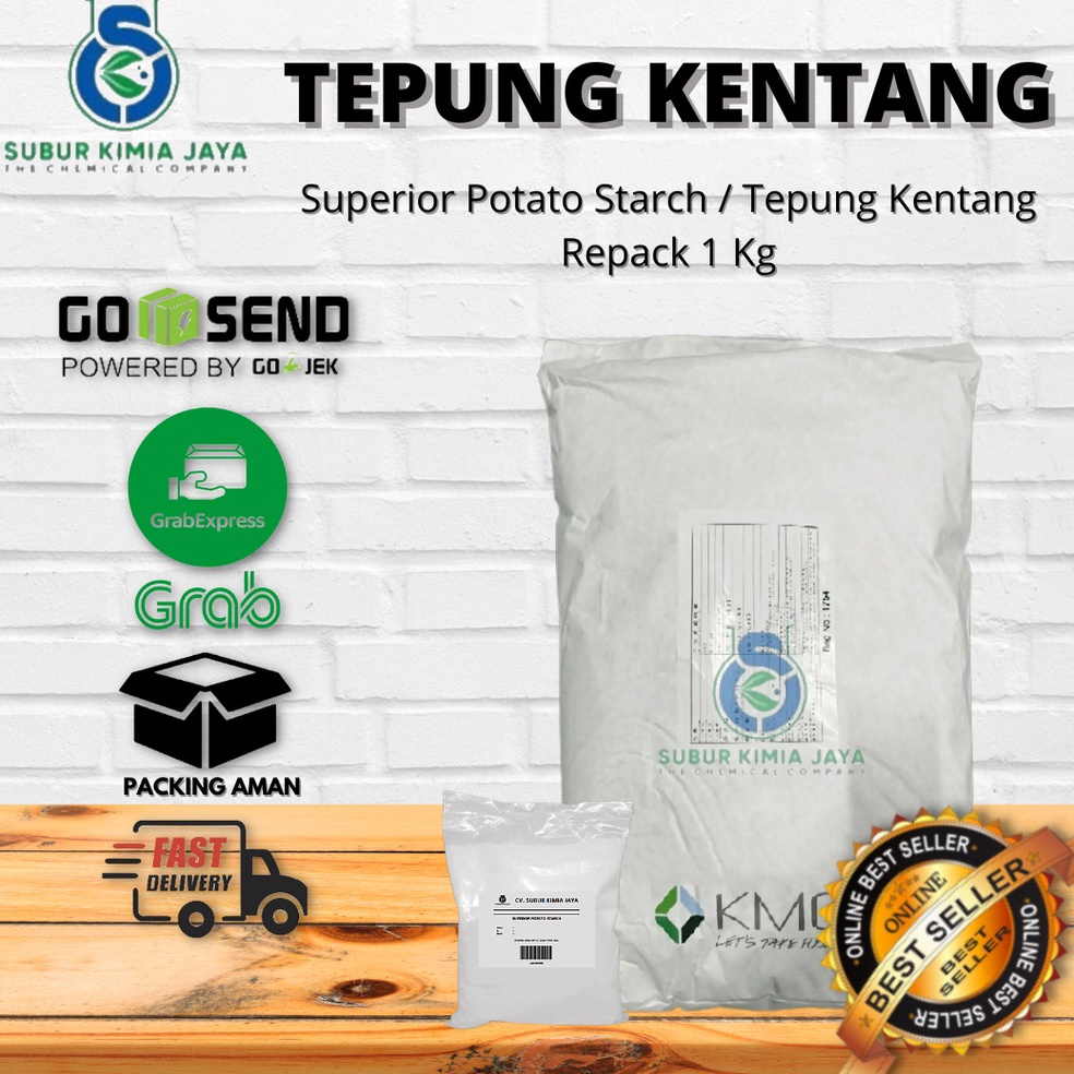 

AGD722 PROMO MURAH SUPERIOR POTATO STARCH TEPUNG KENTANG KMC EX DENMARK 1 KG
