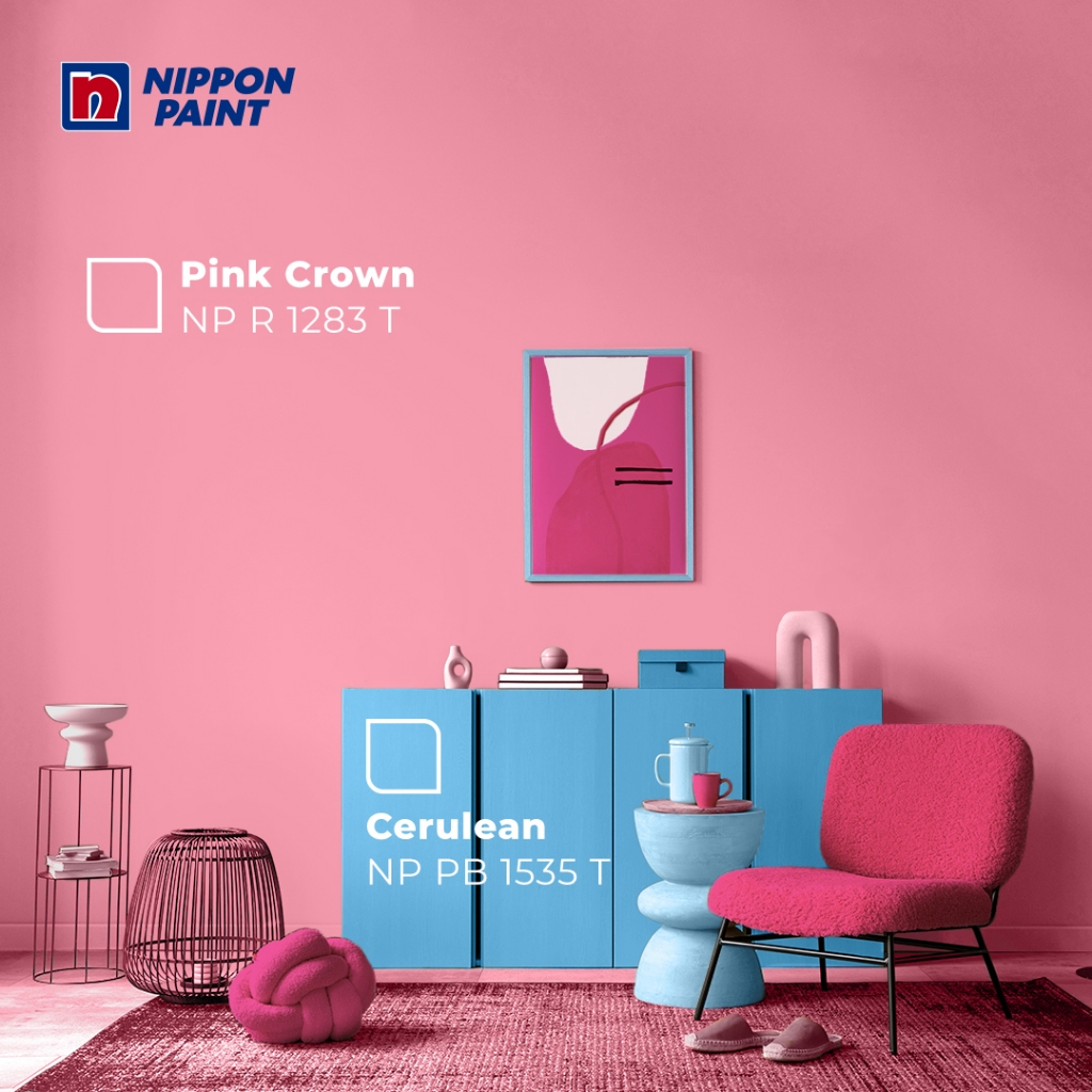 CAT TEMBOK INTERIOR NIPPON PAINT - PINK CROWN/R1283T