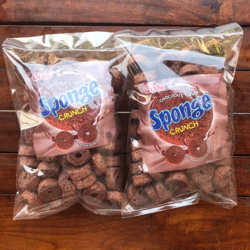 

SPONGEE COKLAT / STROBERY 200GR SNACK KILOAN MURAH