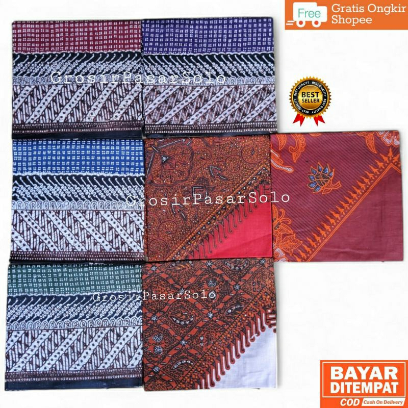 Kain Udeng Batik Segi Empat Bahan Blangkon Beeket Totopong Destar Sapuk Semeto