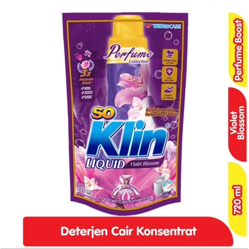 SOKLIN DETERJEN CAIR SO KLIN DETERGEN CAIR SOKLIN LIQUID VIOLET BLASSOM DETERJEN CAIR SO KLIN LIQUID