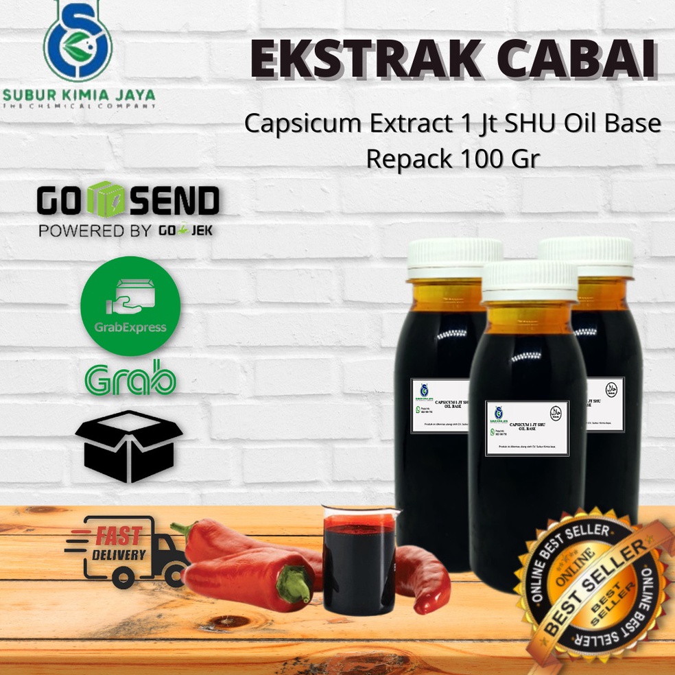 

FAW958 COD NEWPRODUCT Ekstrak Cabe Merah Murni Pure Capsicum Ekstrak 1 gr