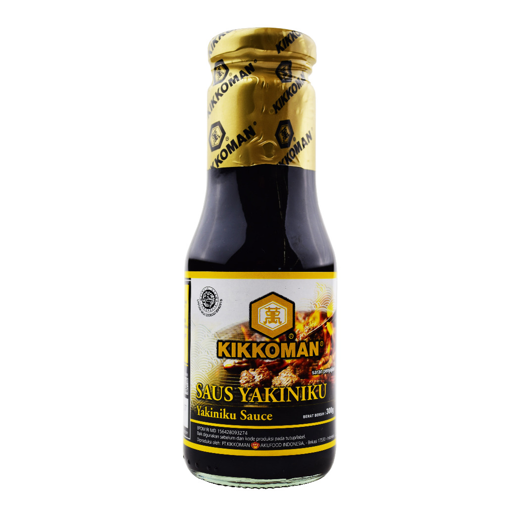 

Saus Bumbu KIKKOMAN BBQ Sauce Barbeque Yakiniku Sauce Lada Hitam 300 Gr