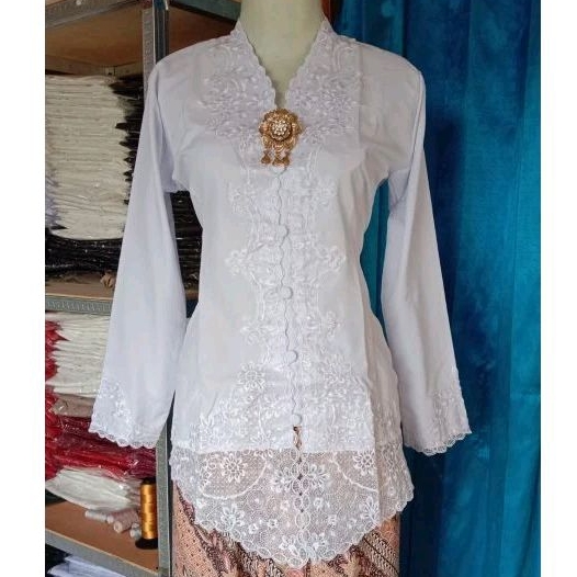 KEBAYA ENCIM TERACOTTA BORDIR SENADA