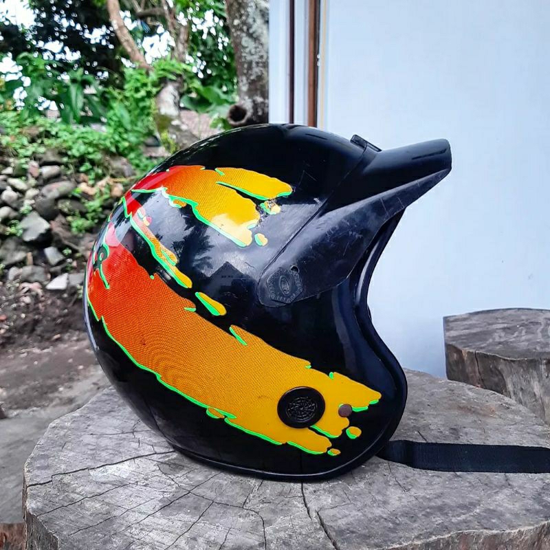 Helm kawasaki kaze jadul