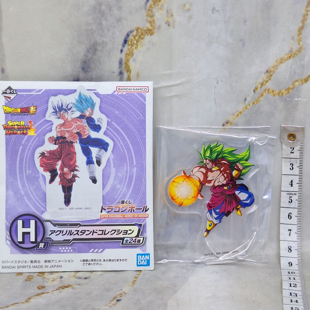 Super Dragon Ball Heroes Broly Acrylic Stand Ichiban Kuji H Prize