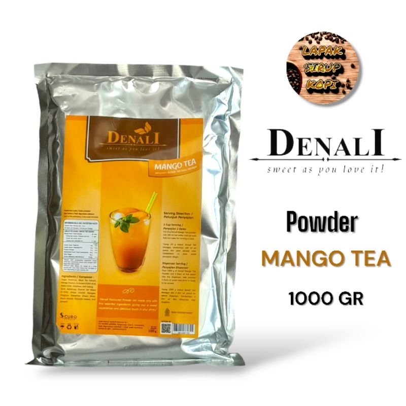 

Denali mango tea powder 1 kg - bubuk minuman - peach tea