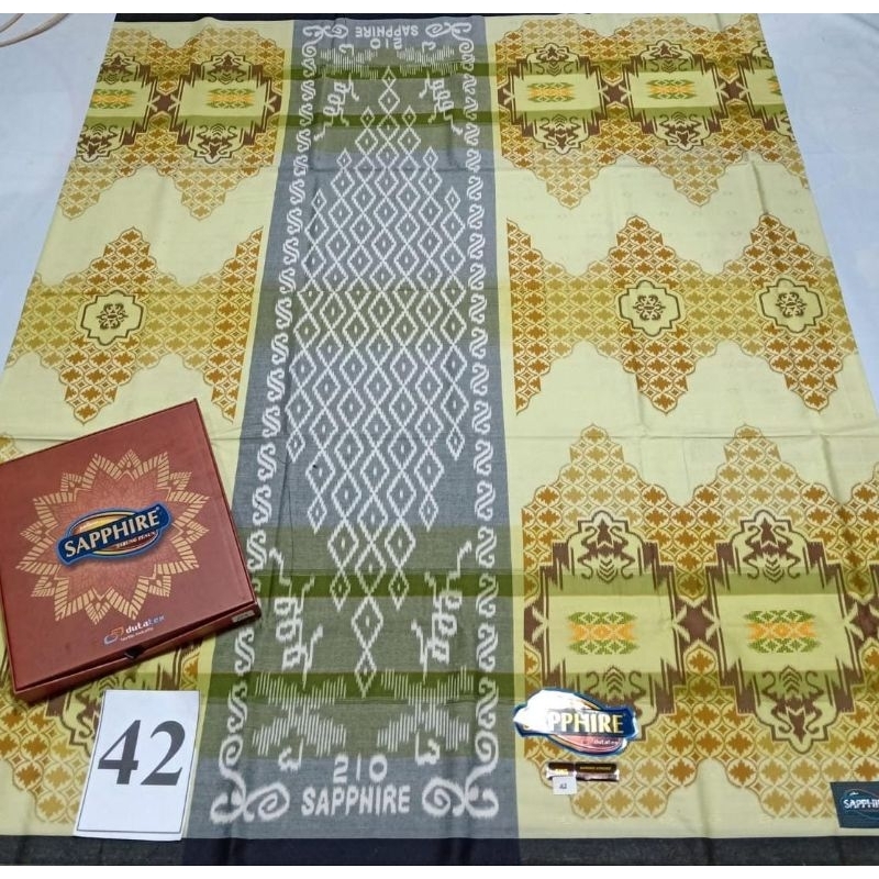Sarung SAPPHIRE Motif KWS Kawung Songket