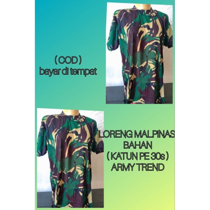 PROMO KAOS LORENG MALPINAS LENGAN PENDEK / KAOS LORENG TNI / KAOS ARMY MURAH ORIGINAL