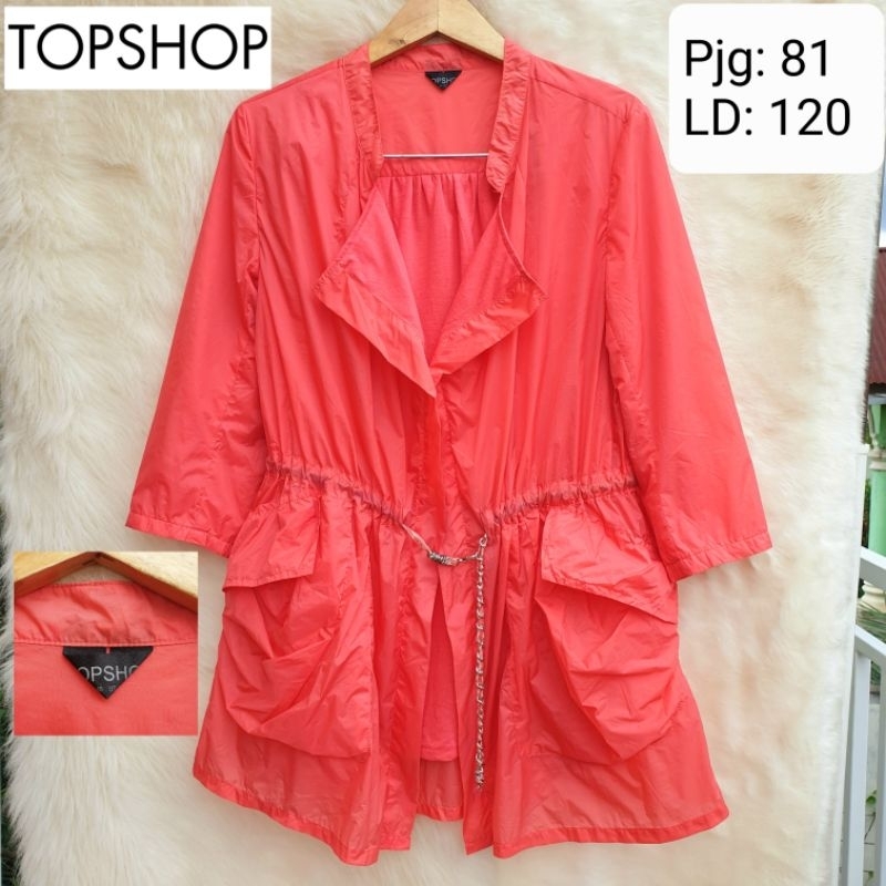 TOPSHOP Parka Parasut Lengan Panjang Wanita