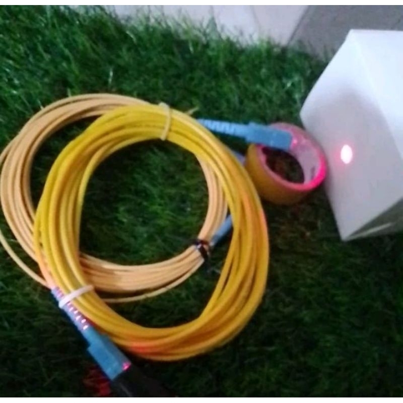 patchcord 5 mtr sc/upc - sc/upc bekas
