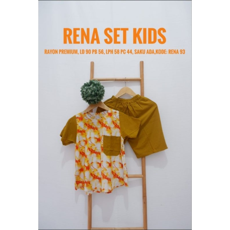Setelan Baju Anak Rena Seat Premium