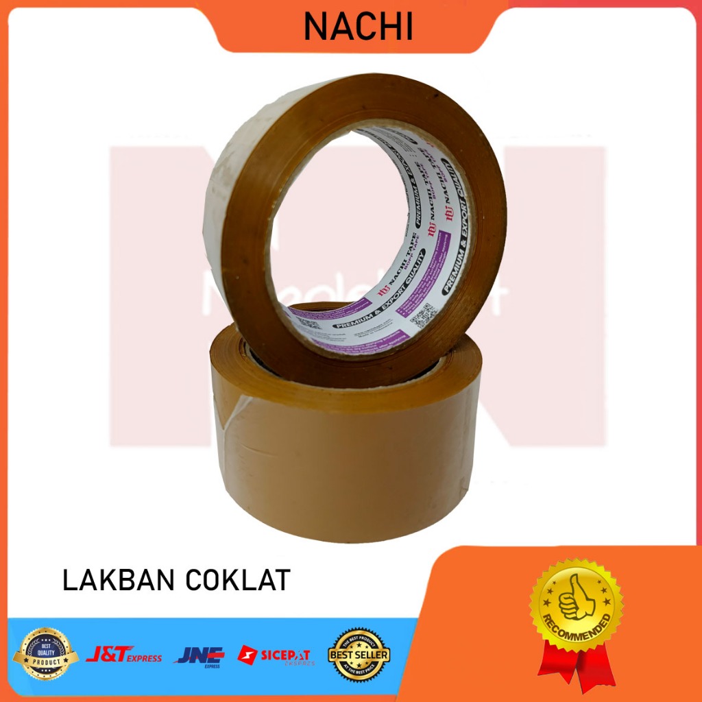 

LAKBAN COKLAT NACHI-1NC LAKBAN SEAL TAPE ISOLASI BESAR SOLASI STATIONARY STATIONERY ALAT TULIS SEKOLAH KANTOR