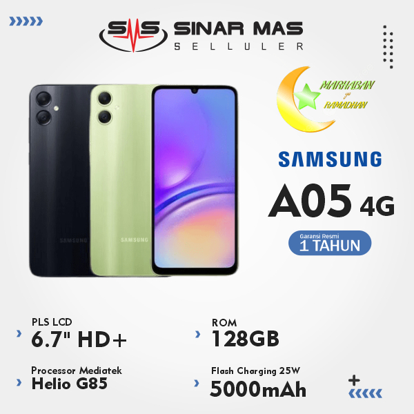 PROMO PACKAGE Samsung A05 Series Smartphone New Garansi Resmi