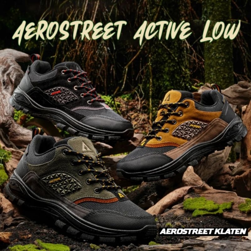 Aerostreet ACTIVE LOW Outdoor - Sepatu Outdoor Pria Wanita