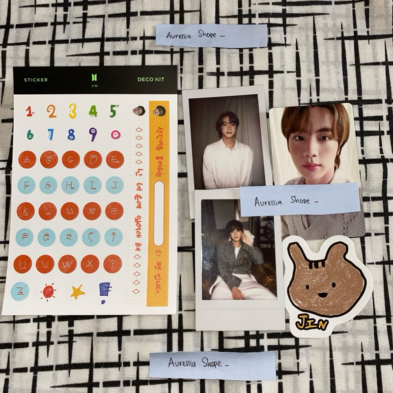 DECO KIT BTS SEOKJIN SET OFFICIAL