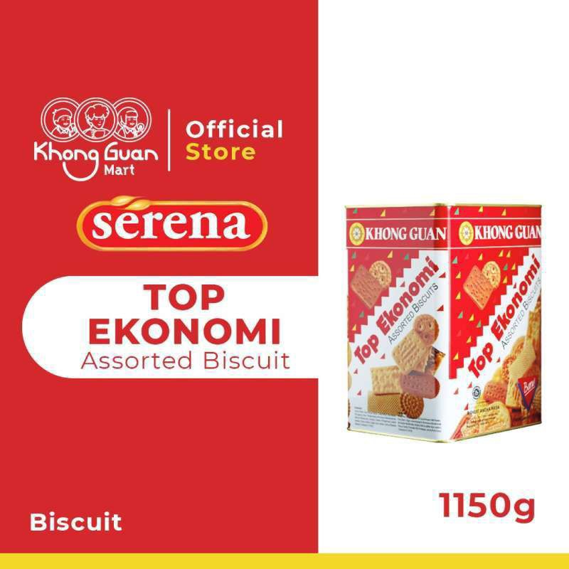 

BISKUIT KHONG GUAN ASST TOP EKONOMI KALENG 1150g