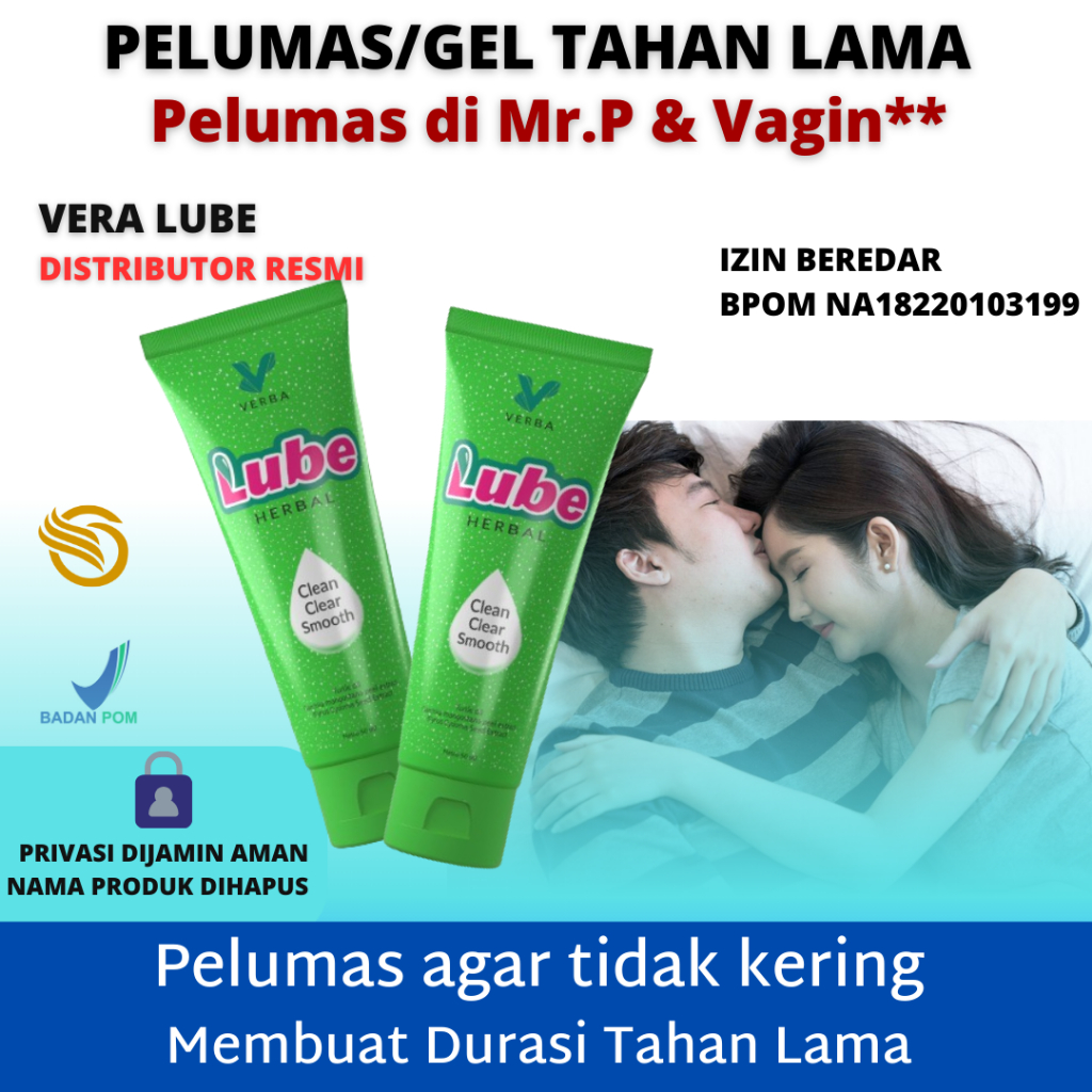 Privasi Aman-Distributor Resmi Verba Lube 100% Aman BPOM - Pelumas Lubricant sek Pelicin Wanita-vagi