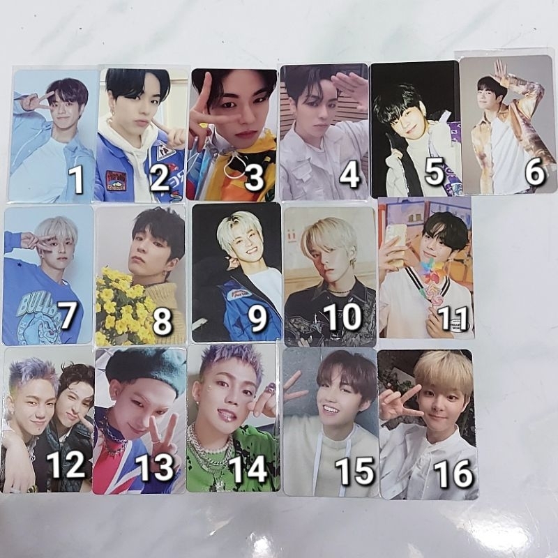 treasure photocard pc poca trejo asahi jaehyuk hyunsuk doyoung jihoon junghwan kempi tuspi ar bunga 