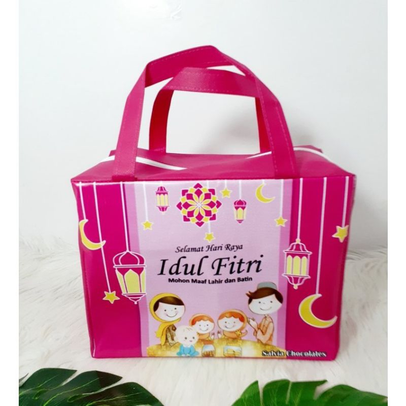 Tas Lebaran Resleting/Tas Idul Fitri/Hampers Lebaran