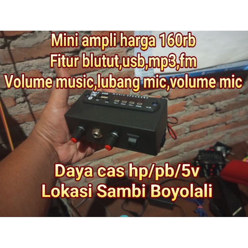 mini ampli karaoke blutut usb mp3 fm