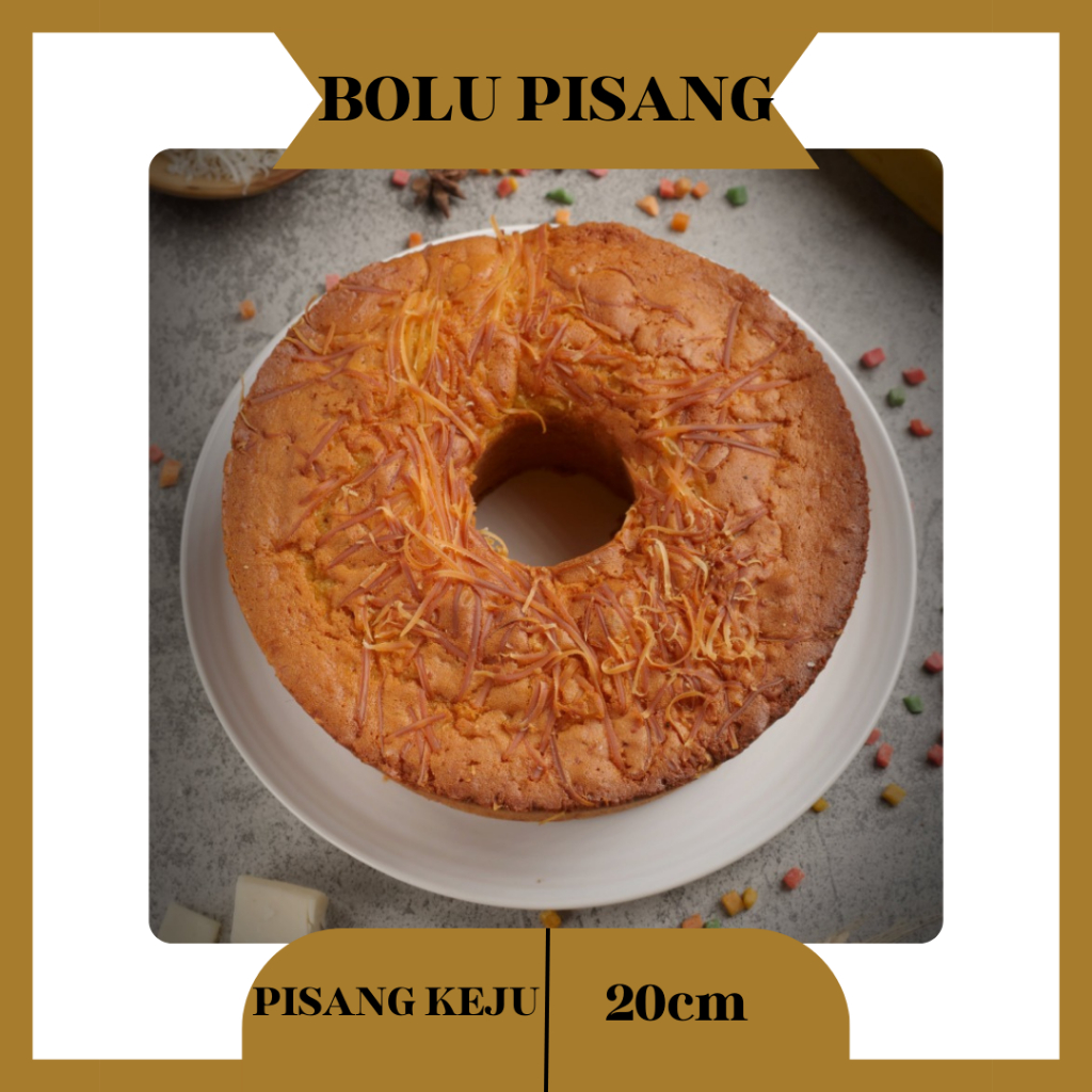 

Bolu Pisang Susu Keju / Kue Bolu Pisang Panggang / Banana Cheese Cake / Bolu Pisang Keju