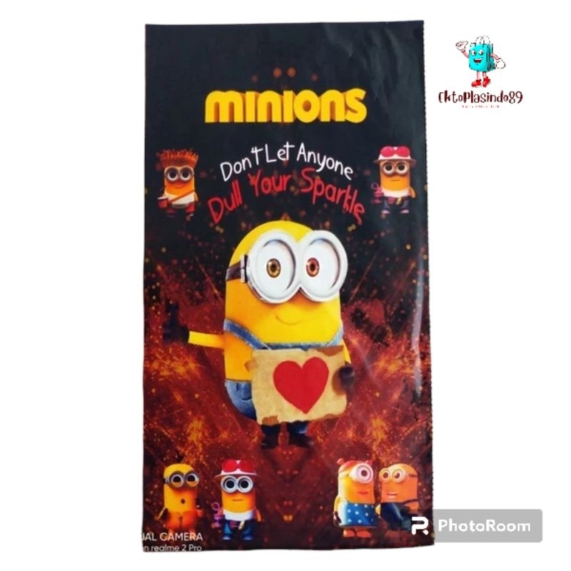 

Party bag / Plastik Ulang Tahun Karakter Minion.