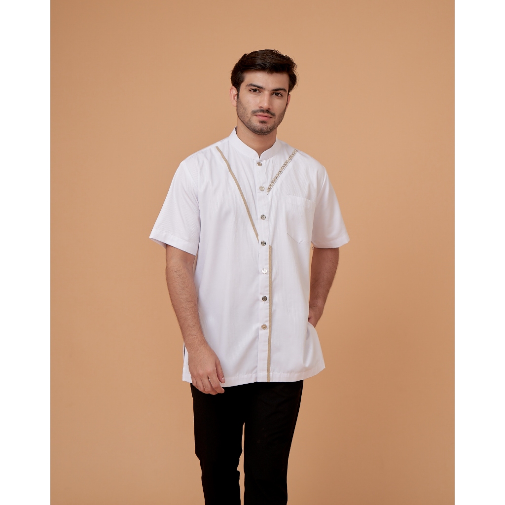 Ranti - Baju Muslim Koko Pria Lengan Pendek | Najandra Koko