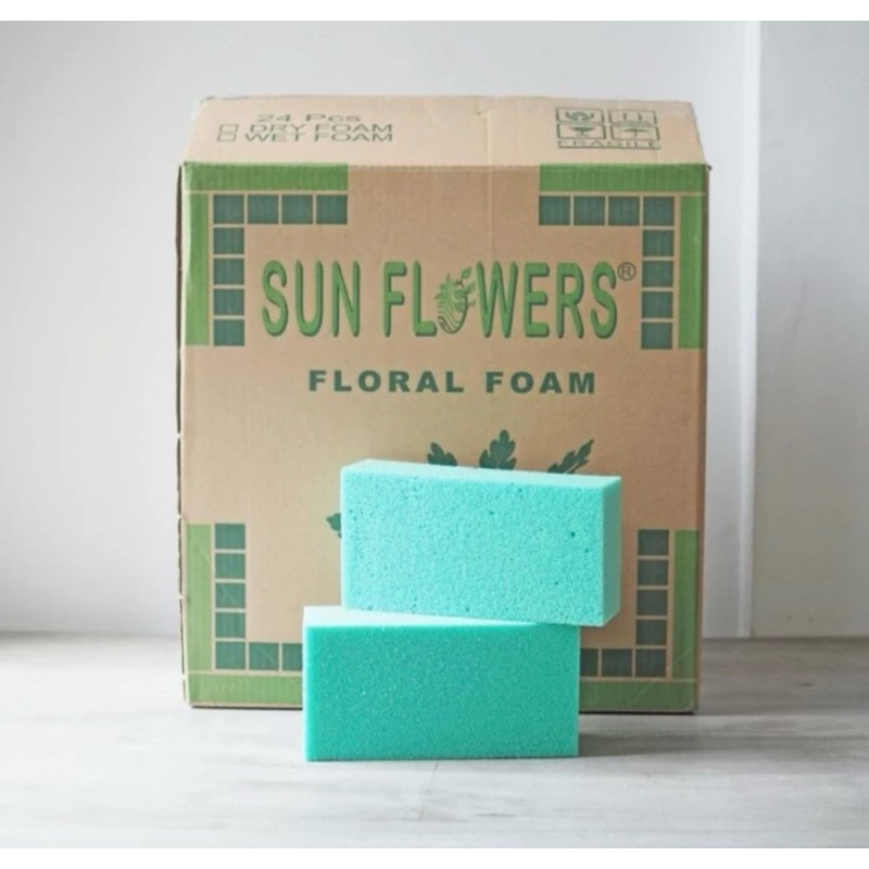 SUNFLOWERS Foam/Oasis Kering 1 dus