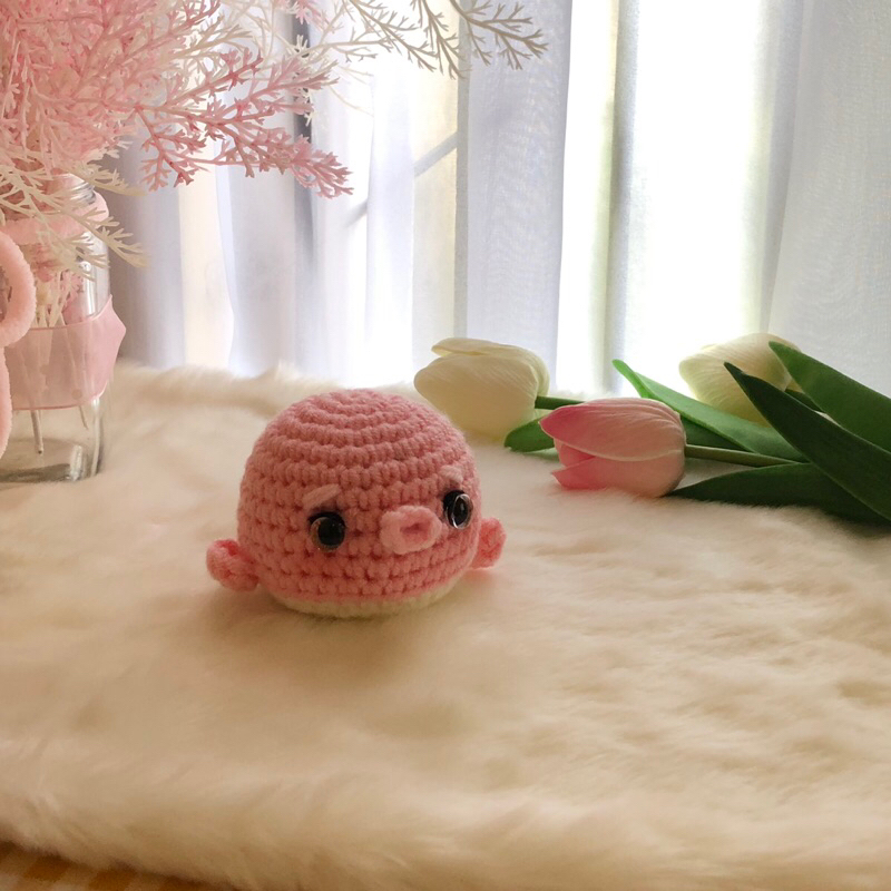 Puffer Fish Keychain | Gantungan Ikan Buntal | Amigurumi | Handmade