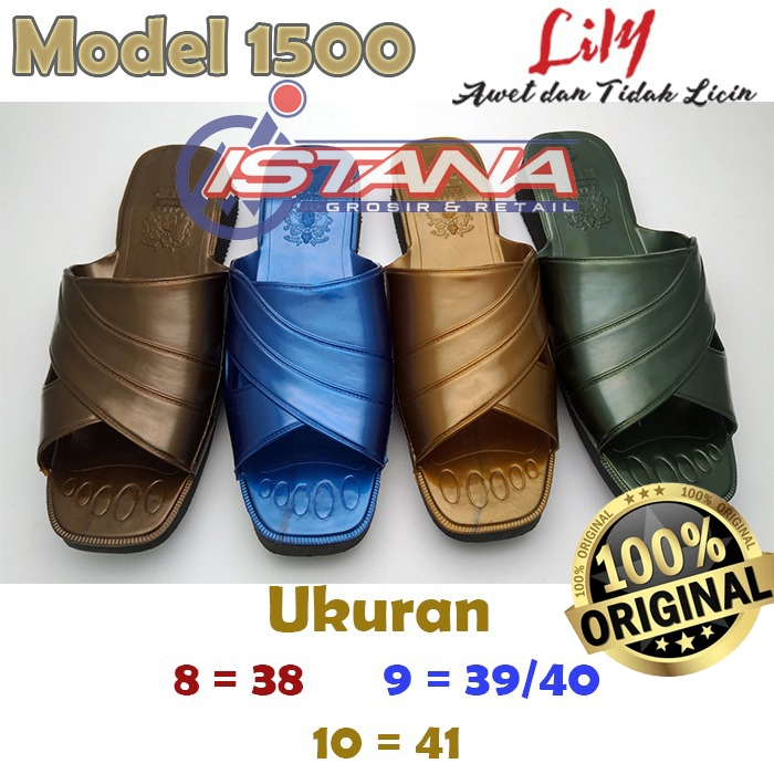 SANDAL LILY PRIA 1500 SANDAL LILI SLOP SANDAL JADUL SANDAL LILI MURAH SANDAL LILY ORIGINAL