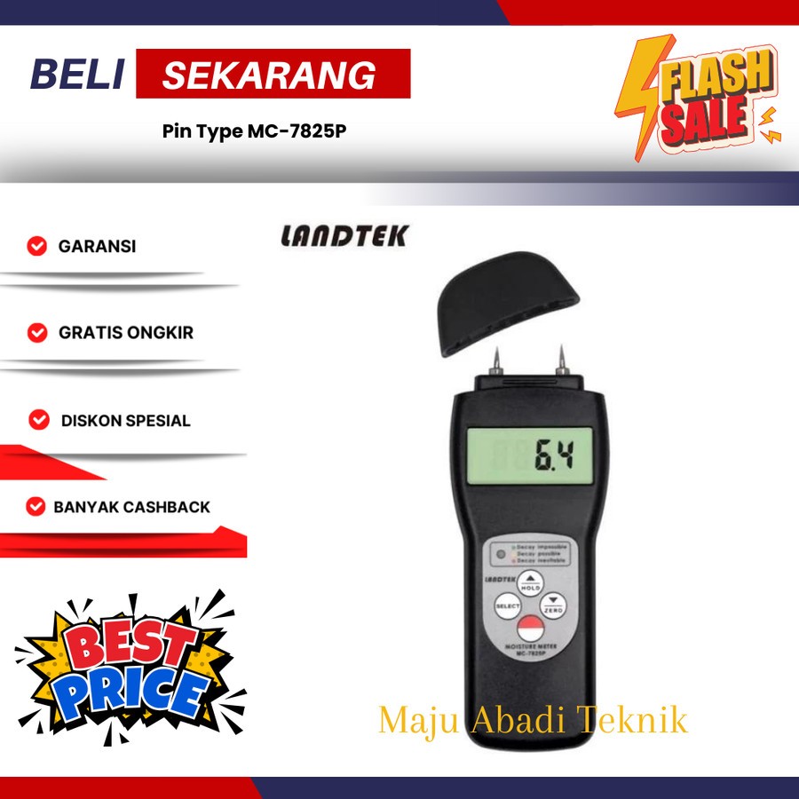 Pin Type MC-7825P Basic Wood Moisture Meter Digital building content