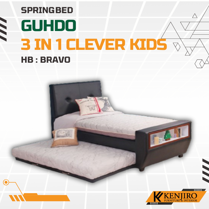 Kasur Springbed 3in1 Guhdo Clever Kids