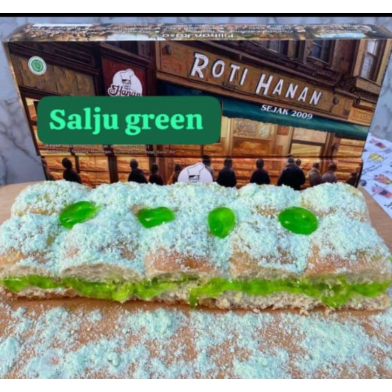 

Oleh Oleh Bandung / Roti Hanan - Green, purple , pink