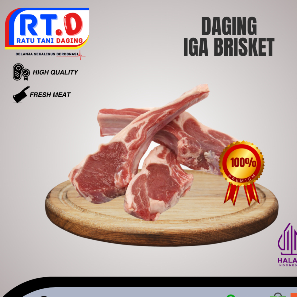 

daging iga brisket / iga brisket 1000 gram / 1kg
