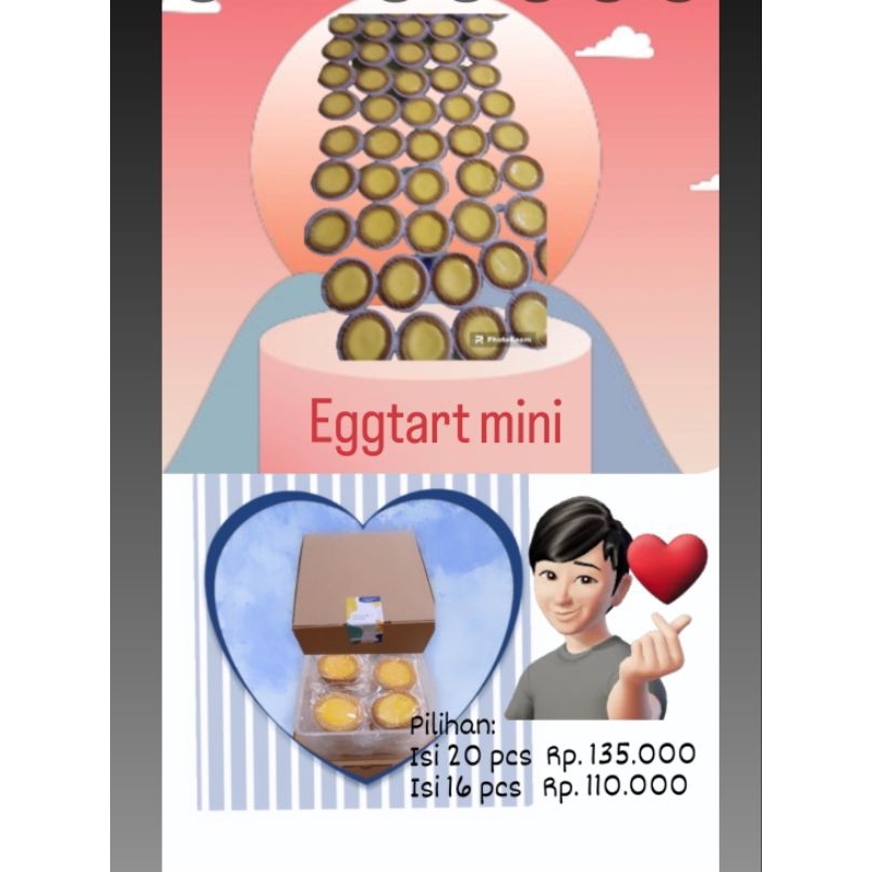 

eggtartpapuana20pcs