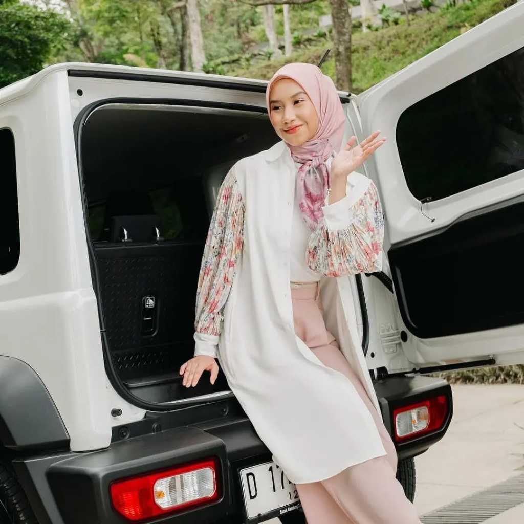 Zoya Tunik Midi Dress Atasan Muslim Wanita Zazie