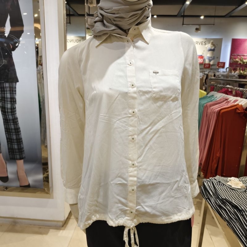KEMEJA TRISET PUTIH BAHAN COTTON BAMBOO