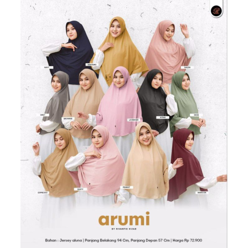 jilbab arumi/ jilbab syari/ jilbab jersey/ hijab syari/ jilbab jumbo