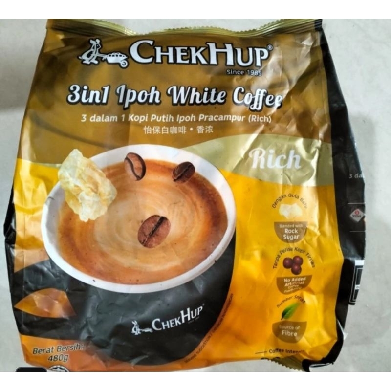 

chek hup rich coffee malaysia 3 in 1white coffee