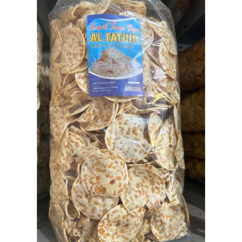 

250 gr kripik tempe sagu gurih renyah