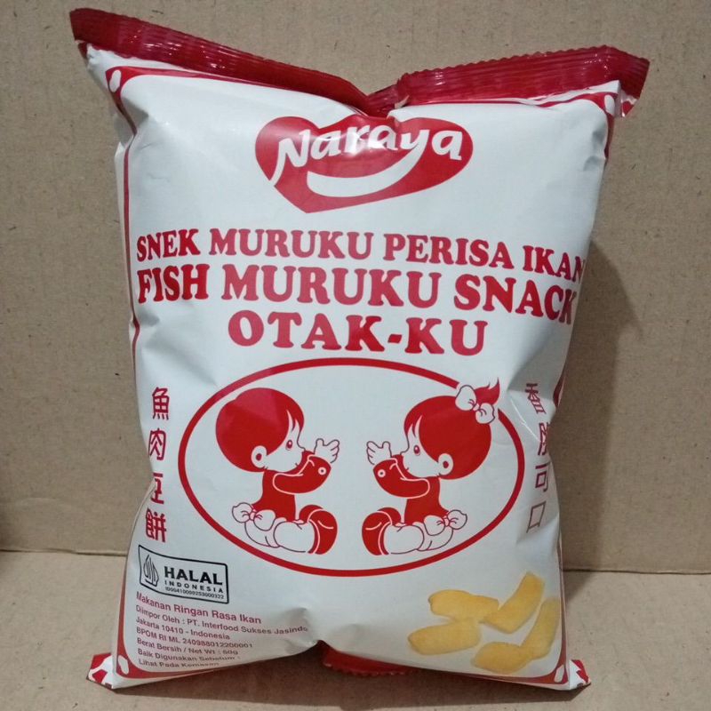 

Snek Muruku Perisa Ikan Otak-Ku 60g