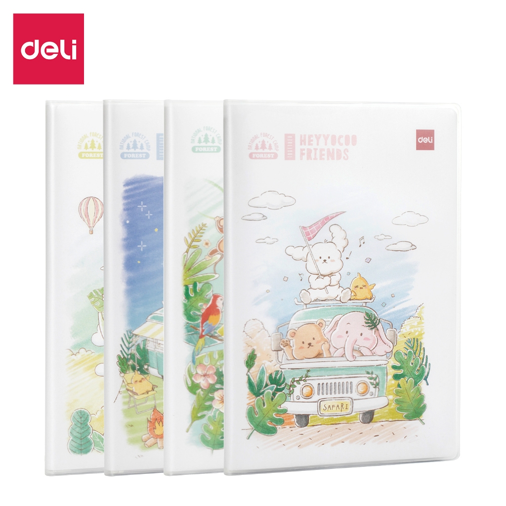 

Deli Cover Notebook 96sheets EN308 - Heyyocoo Friends