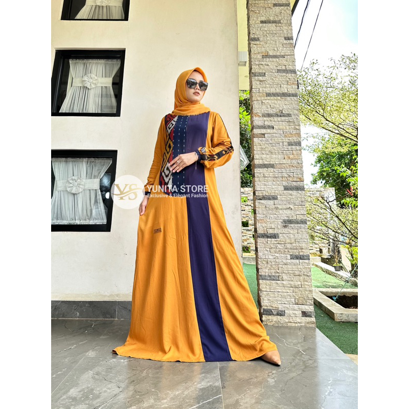 NEW Gamis YunitaStore Terbaru | Gamis Rayon Twill Original | Gamis 100% Tenun Troso Original